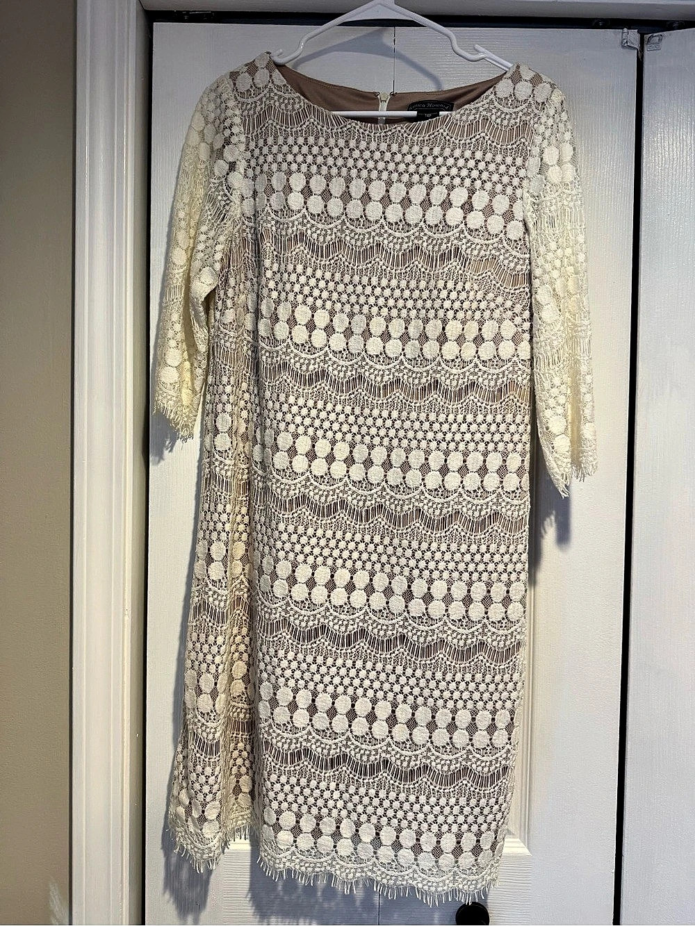 Jessica Howard Lace Midi Dress Size 14P Like New
